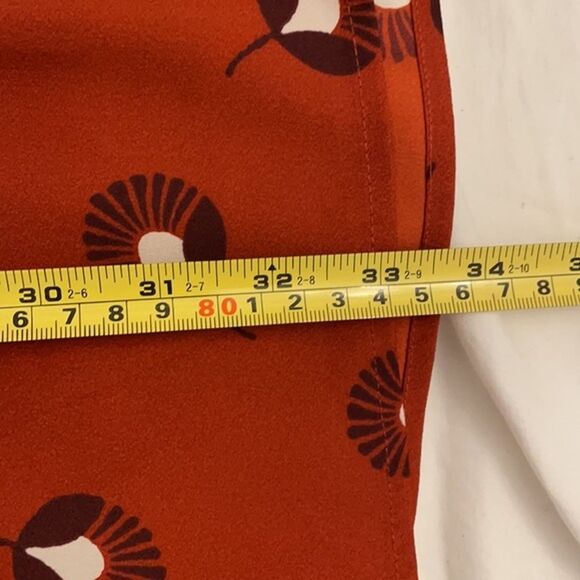 Ann Taylor Loft Sleeveless Shift Dress Womens Small Peacock Pattern - Picture 7 of 12